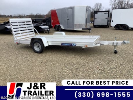 &lt;p&gt;&lt;strong&gt;&lt;span style=&quot;font-size: 16px;&quot;&gt;2024 Aluma 6312ESA-S-TG Utility Trailer&lt;/span&gt;&lt;/strong&gt;&lt;/p&gt;
&lt;div class=&quot;description&quot; style=&quot;box-sizing: border-box; color: #232323; font-family: Arial, &#39; Helvetica Neue&#39;, Helvetica, Arial, sans-serif; font-size: 16px; background-color: #e9eaea;&quot;&gt;
&lt;p style=&quot;box-sizing: border-box; margin: 0px 0px 1.2em;&quot;&gt;&lt;br&gt;All aluminum construction (excluding axle &amp;amp; coupler)&lt;/p&gt;
&lt;p class=&quot;style4&quot; style=&quot;box-sizing: border-box; margin: 0pt 0px 1.2em;&quot;&gt;&lt;strong style=&quot;box-sizing: border-box;&quot;&gt;Model:&lt;/strong&gt; 6312&lt;br style=&quot;box-sizing: border-box;&quot;&gt;&lt;strong style=&quot;box-sizing: border-box;&quot;&gt;Weight:&lt;/strong&gt; 552#&lt;br style=&quot;box-sizing: border-box;&quot;&gt;&lt;strong style=&quot;box-sizing: border-box;&quot;&gt;Bed Size:&lt;/strong&gt; 63&quot; x 144&quot;&lt;br style=&quot;box-sizing: border-box;&quot;&gt;&lt;strong style=&quot;box-sizing: border-box;&quot;&gt;Tires:&lt;/strong&gt;&amp;nbsp;13&quot;&lt;/p&gt;
&lt;p class=&quot;style4&quot; style=&quot;box-sizing: border-box; margin: 0pt 0px 1.2em;&quot;&gt;Covered under our industry-leading all-inclusive 5 year&amp;nbsp;&lt;a style=&quot;background-color: transparent; box-sizing: border-box; color: #9e9300; outline: none; transition: all 0.2s ease-in 0s;&quot; href=&quot;https://www.alumaklm.com/customer-support/warranty&quot;&gt;warranty&lt;/a&gt;!&lt;/p&gt;
&lt;div class=&quot;rl_tabs nn_tabs outline_handles outline_content top align_left has_effects&quot; style=&quot;box-sizing: border-box; margin-bottom: 0px; margin-top: 2em;&quot; role=&quot;presentation&quot;&gt;
&lt;div class=&quot;tab-content&quot; style=&quot;box-sizing: border-box; overflow: visible; padding: 0px; border: none; border-radius: 0px 0px 4px 4px;&quot;&gt;
&lt;div id=&quot;standard-equipment&quot; class=&quot;tab-pane rl_tabs-pane nn_tabs-pane active&quot; style=&quot;box-sizing: border-box; padding: 20px; overflow: auto hidden;&quot; role=&quot;tabpanel&quot; aria-labelledby=&quot;tab-standard-equipment&quot; aria-hidden=&quot;false&quot;&gt;
&lt;ul style=&quot;box-sizing: border-box; margin-top: 0px; margin-bottom: 0px; padding-left: 1.5em;&quot;&gt;
&lt;li style=&quot;box-sizing: border-box; padding-bottom: 0.7em;&quot;&gt;2000# Rubber torsion axle - No brakes - Easy lube hubs&lt;/li&gt;
&lt;li style=&quot;box-sizing: border-box; padding-bottom: 0.7em;&quot;&gt;ST175/80R13 LRC radial tires (1360# cap/tire)&lt;/li&gt;
&lt;li style=&quot;box-sizing: border-box; padding-bottom: 0.7em;&quot;&gt;Steel wheels, 5-4.5 BHP&lt;/li&gt;
&lt;li style=&quot;box-sizing: border-box; padding-bottom: 0.7em;&quot;&gt;Aluminum fenders&lt;/li&gt;
&lt;li style=&quot;box-sizing: border-box; padding-bottom: 0.7em;&quot;&gt;Extruded aluminum floor&lt;/li&gt;
&lt;li style=&quot;box-sizing: border-box; padding-bottom: 0.7em;&quot;&gt;6&quot; Front retaining bumper&lt;/li&gt;
&lt;li style=&quot;box-sizing: border-box; padding-bottom: 0.7em;&quot;&gt;A-Framed aluminum tongue, 48&quot; long with 2&quot; coupler&lt;/li&gt;
&lt;li style=&quot;box-sizing: border-box; padding-bottom: 0.7em;&quot;&gt;4) Stake pockets (2 per side)&lt;/li&gt;
&lt;li style=&quot;box-sizing: border-box; padding-bottom: 0.7em;&quot;&gt;LED Lighting package, safety chains&lt;/li&gt;
&lt;li style=&quot;box-sizing: border-box; padding-bottom: 0.7em;&quot;&gt;Swivel tongue jack, 800# capacity&lt;/li&gt;
&lt;li style=&quot;box-sizing: border-box; padding-bottom: 0.7em;&quot;&gt;Aluminum tailgate - 59.25&quot; wide x 39&quot; long&lt;/li&gt;
&lt;li style=&quot;box-sizing: border-box; padding-bottom: 0.7em;&quot;&gt;Overall width = 84.5&quot;&lt;/li&gt;
&lt;li style=&quot;box-sizing: border-box; padding-bottom: 0.7em;&quot;&gt;Overall length = 180&quot;&lt;/li&gt;
&lt;li style=&quot;box-sizing: border-box; padding-bottom: 0.7em;&quot;&gt;5 Year Warranty!&lt;/li&gt;
&lt;/ul&gt;
&lt;/div&gt;
&lt;/div&gt;
&lt;/div&gt;
&lt;/div&gt;
&lt;p&gt;&amp;nbsp;&lt;/p&gt;