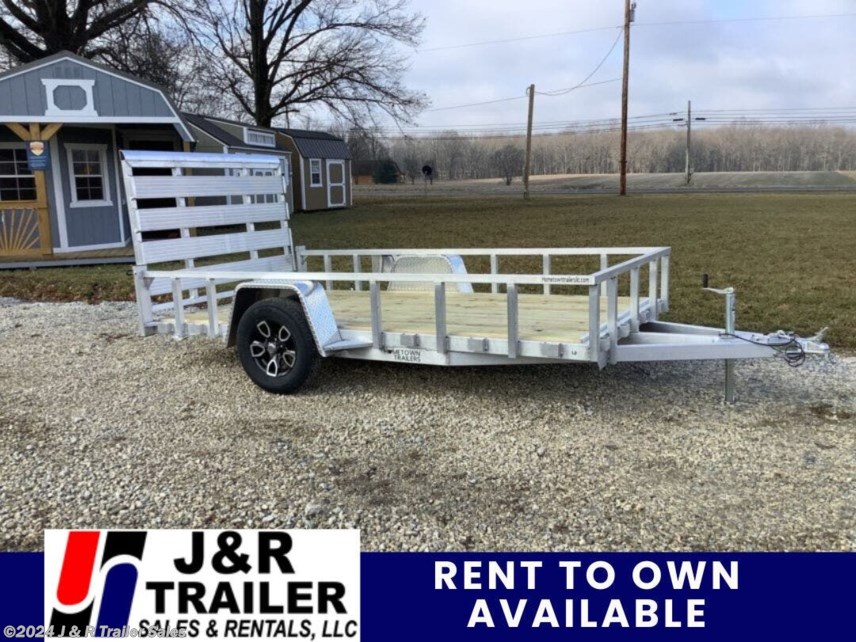 New 2024 Hometown Trailers 76x12 Utility Trailer Tail Gate available in Orrville, Ohio