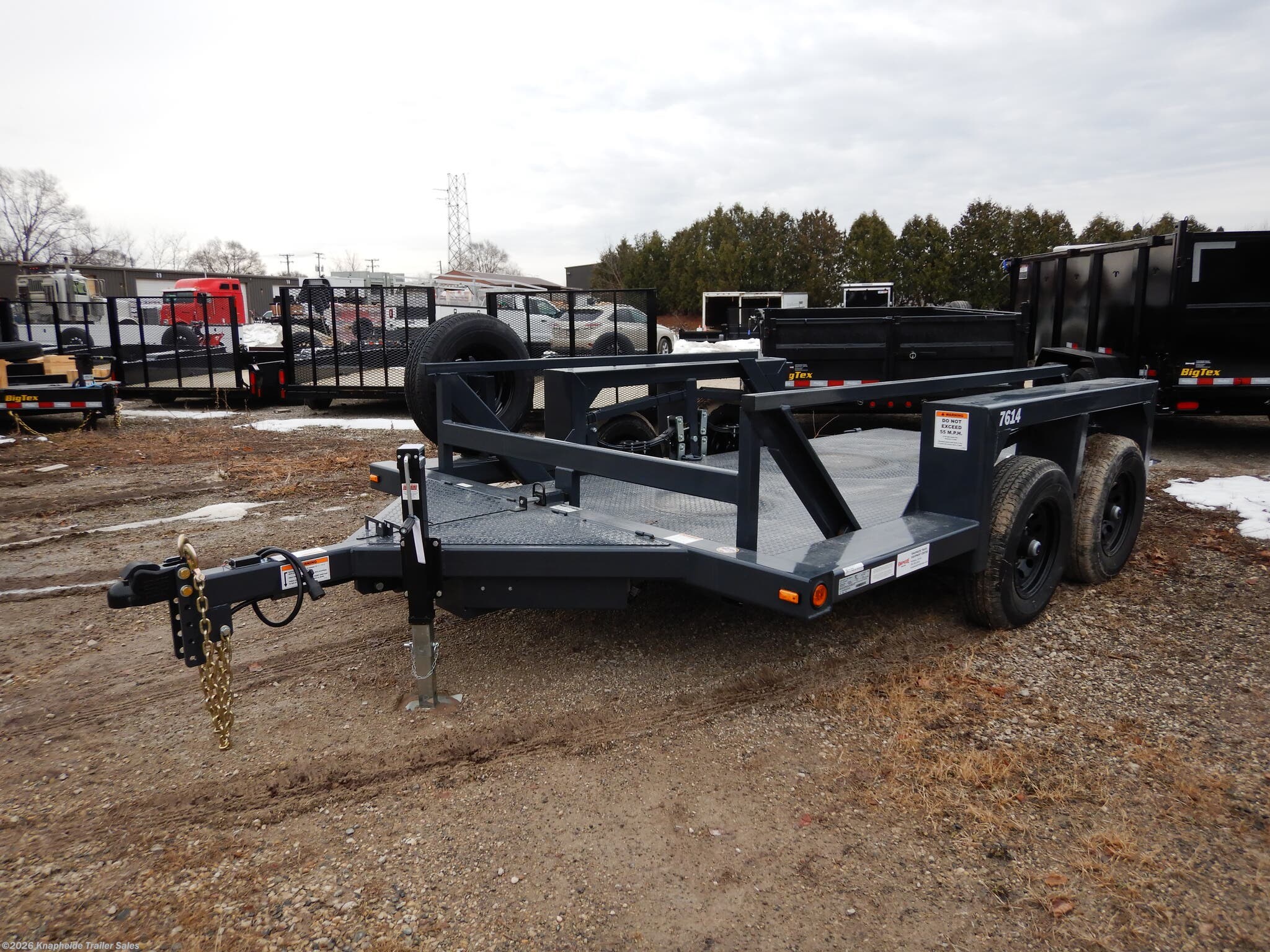 2026 9.9K Equipment Flatbed Trailer photo 2