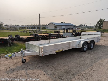 &lt;p&gt;&amp;bull; 12&quot; Solid front &amp;amp; 2) 69&quot;x12&quot; ramps - 12&quot; solid side on balance of trailer &amp;bull; Aluminum bi-fold rear tailgate - 75.5&quot; wide x 60&quot; long &amp;bull; 2) 3500# Rubber torsion axle (7000# GVWR) &amp;bull; Electric brakes, easy lube hubs &amp;bull; ST205/75R14 LRC Radial tires (1760# cap/tire) &amp;bull; Aluminum wheels &amp;bull; Aluminum removable tear drop fenders &amp;bull; Extruded aluminum floor &amp;bull; A-Framed aluminum tongue, 48&quot; long with 2 5/16&quot; coupler &amp;bull; 10) Tie down loops on 8116-18-20 / 12) Tie down loops on 8122 &amp;bull; Swivel tongue jack, 1200# capacity &amp;bull; 2) Rear stabilizer legs (1 per side) &amp;bull; LED Lighting package, safety chains &amp;bull; Overall width = 101.5&quot; &amp;bull; Overall length 8116 = 244&quot;; 8118 = 268&quot;; 8120 = 292&quot;; 8122 = 316&quot;&lt;/p&gt;