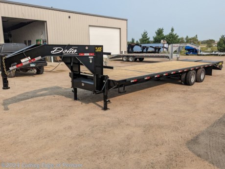 &lt;p&gt;Delta 8.5x32 flatbed goose neck trailer for sale&amp;nbsp;&lt;/p&gt;
&lt;p&gt;Tandem 10,000lb HD series axles, electric brakes&amp;nbsp;&lt;/p&gt;
&lt;p&gt;5&#39; beaver tail with super ramps, does not add length to trailer&amp;nbsp;&lt;/p&gt;
&lt;p&gt;Dual spring jacks, steel front mount toolbox with locking lid&amp;nbsp;&lt;/p&gt;
&lt;p&gt;Torque tube flex control system&amp;nbsp;&lt;/p&gt;
&lt;p&gt;Treated pine wood decking, tub rails, stake pockets&amp;nbsp;&lt;/p&gt;
&lt;p&gt;Polyurethane primer and paint&amp;nbsp;&lt;/p&gt;
&lt;p&gt;LED premium running lights&amp;nbsp;&lt;/p&gt;
&lt;p&gt;&amp;nbsp;&lt;/p&gt;