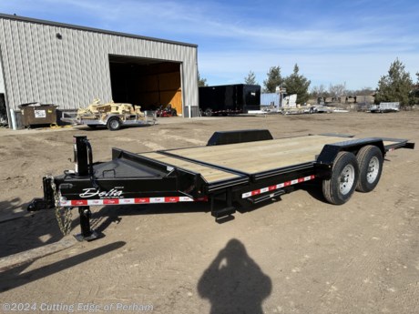 &lt;p&gt;Delta Tilt bed equipment trailer&amp;nbsp;&lt;/p&gt;
&lt;p&gt;Tandem 7000lb torsion axles with electric brakes&amp;nbsp;&lt;/p&gt;
&lt;p&gt;Steel A frame toolbox with lid&amp;nbsp;&lt;/p&gt;
&lt;p&gt;Hydraulic tilt with cushion cylinder&amp;nbsp;&lt;/p&gt;
&lt;p&gt;Treated pine wood decking&amp;nbsp;&lt;/p&gt;
&lt;p&gt;LED premium running lights&amp;nbsp;&lt;/p&gt;
&lt;p&gt;Removable fenders&amp;nbsp;&lt;/p&gt;
&lt;p&gt;&amp;nbsp;&lt;/p&gt;
&lt;p&gt;&amp;nbsp;&lt;/p&gt;
&lt;p&gt;&amp;nbsp;&lt;/p&gt;
&lt;p&gt;&amp;nbsp;&lt;/p&gt;