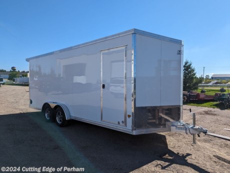 &lt;p&gt;&amp;nbsp;&lt;/p&gt;
&lt;p&gt;Ez-Hauler aluminum enclosed trailer&amp;nbsp;&lt;/p&gt;
&lt;p&gt;7.5x20 not including V front&amp;nbsp;&lt;/p&gt;
&lt;p&gt;84&quot; interior height&amp;nbsp;&lt;/p&gt;
&lt;p&gt;Tandem 3500lb axles with aluminum wheels&amp;nbsp;&lt;/p&gt;
&lt;p&gt;4 HD D rings installed on floor&amp;nbsp;&lt;/p&gt;
&lt;p&gt;16&quot; o/c floor studs&amp;nbsp;&lt;/p&gt;
&lt;p&gt;Rear door canopy with integrated loading lights&amp;nbsp;&lt;/p&gt;
&lt;p&gt;Advantech flooring and walls.&amp;nbsp;&lt;/p&gt;
&lt;p&gt;Ramp and passenger side door&amp;nbsp;&lt;/p&gt;
&lt;p&gt;Upgraded to 4&quot; trim&amp;nbsp;&lt;/p&gt;