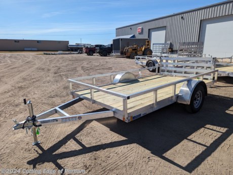 &lt;p&gt;Mission 80x12 aluminum trailer&amp;nbsp;&lt;/p&gt;
&lt;p&gt;3500lb spring axle, 15&quot; tires and wheels&amp;nbsp;&lt;/p&gt;
&lt;p&gt;12&quot; tall welded on side rails&amp;nbsp;&lt;/p&gt;
&lt;p&gt;Bifold rear tailgate&amp;nbsp;&lt;/p&gt;
&lt;p&gt;Treated pine decking, LED running lights&amp;nbsp;&lt;/p&gt;
&lt;p&gt;5yr limited trailer frame warranty&amp;nbsp;&lt;/p&gt;
&lt;p&gt;&amp;nbsp;&lt;/p&gt;