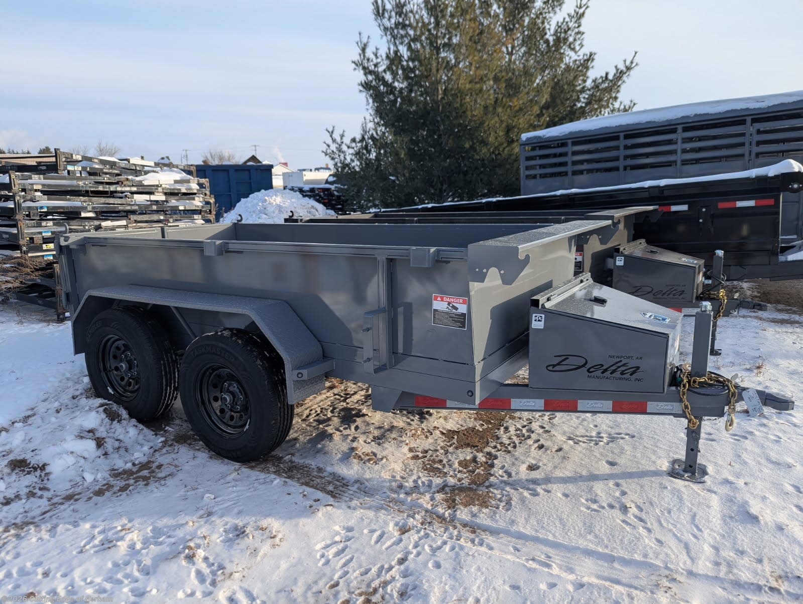 2026 Delta 252NBD 5x10 Dump trailer