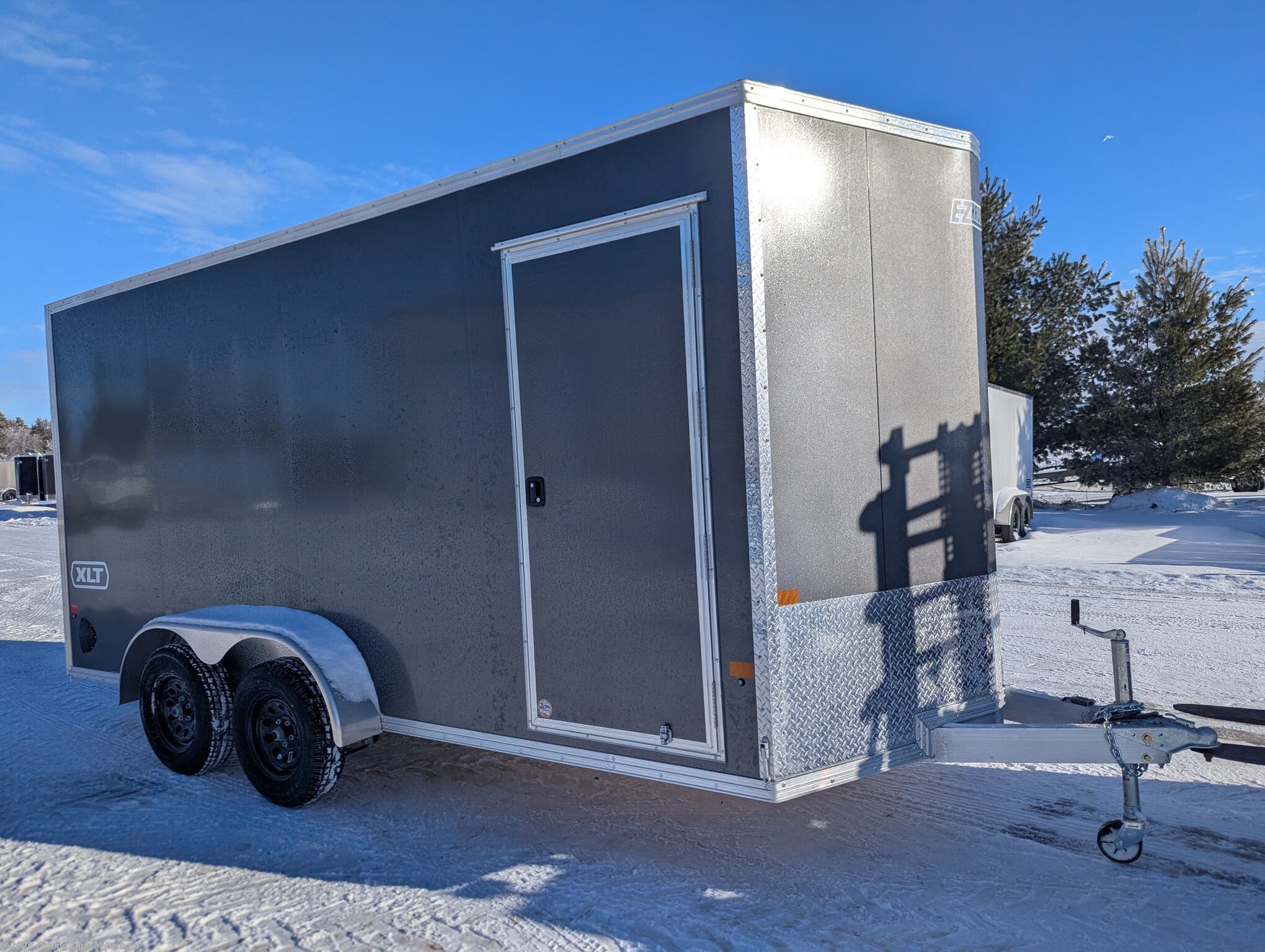2026 EZ-Hauler 7x16 XLT Charcoal scratch and dent