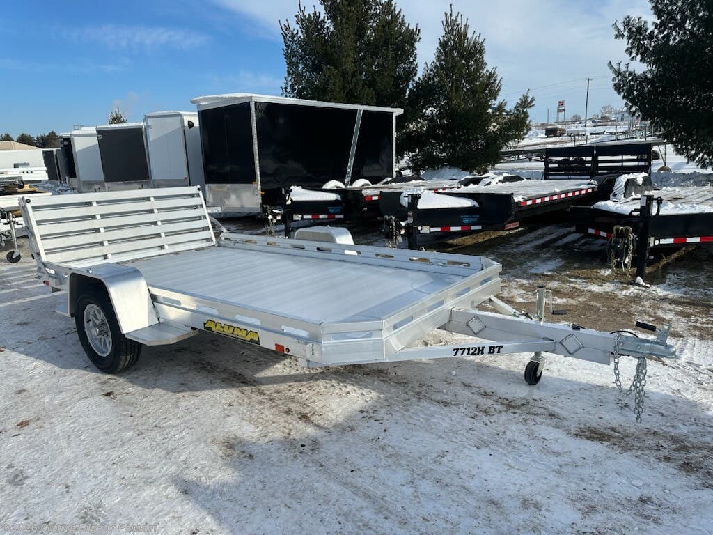 2026 Aluma 7712BT aluminum utility trailer