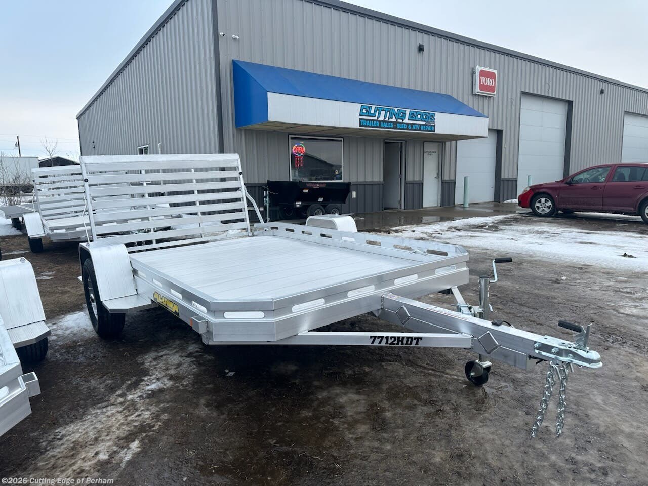 2026 Aluma 7712HDT Aluminum utility trailer