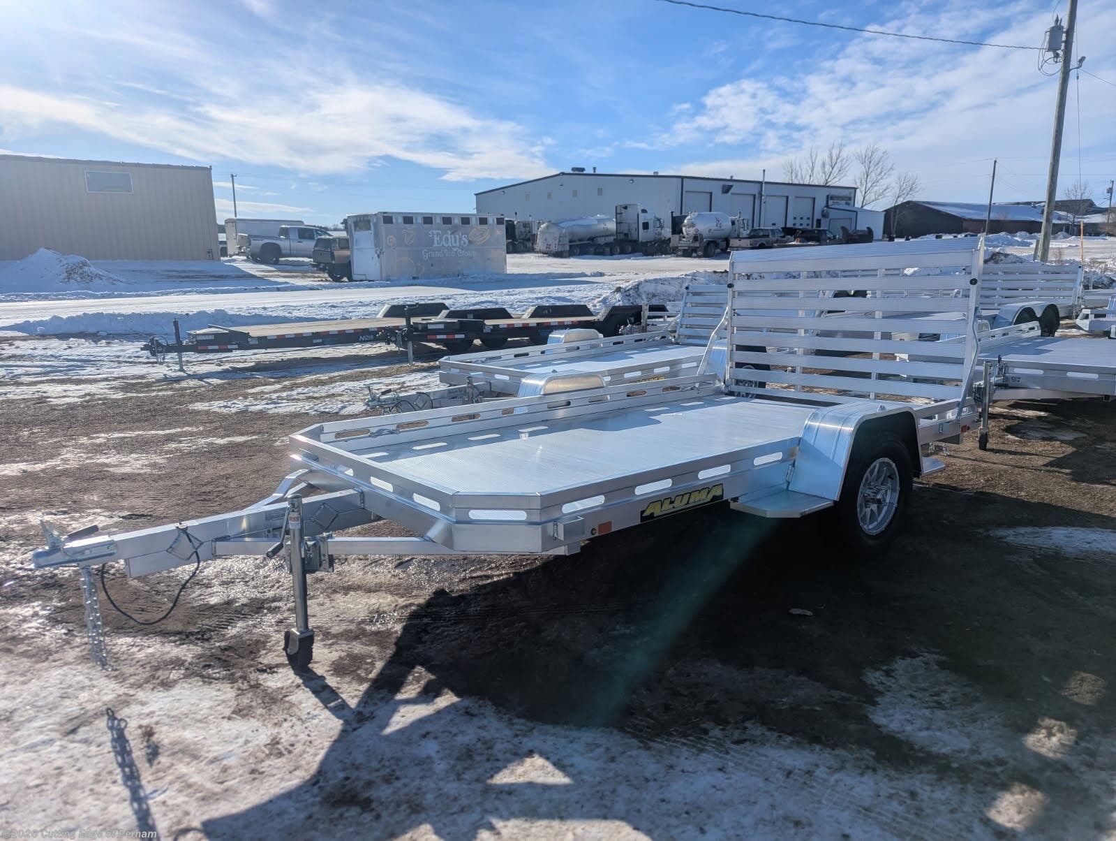 2026 Aluma 7712ST Aluminum utility trailer