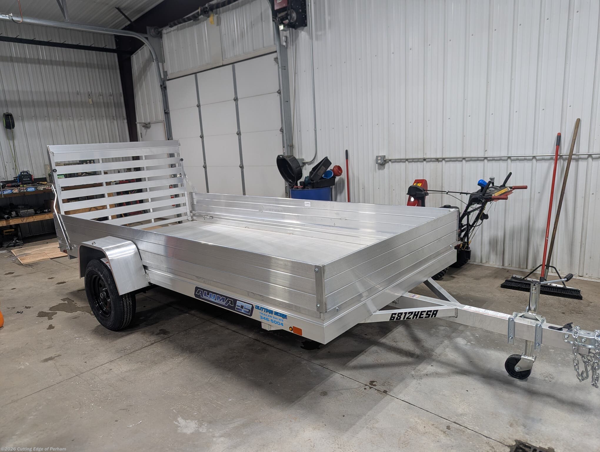 2027 Aluma 6812H-ESA 68x12 utility trailer