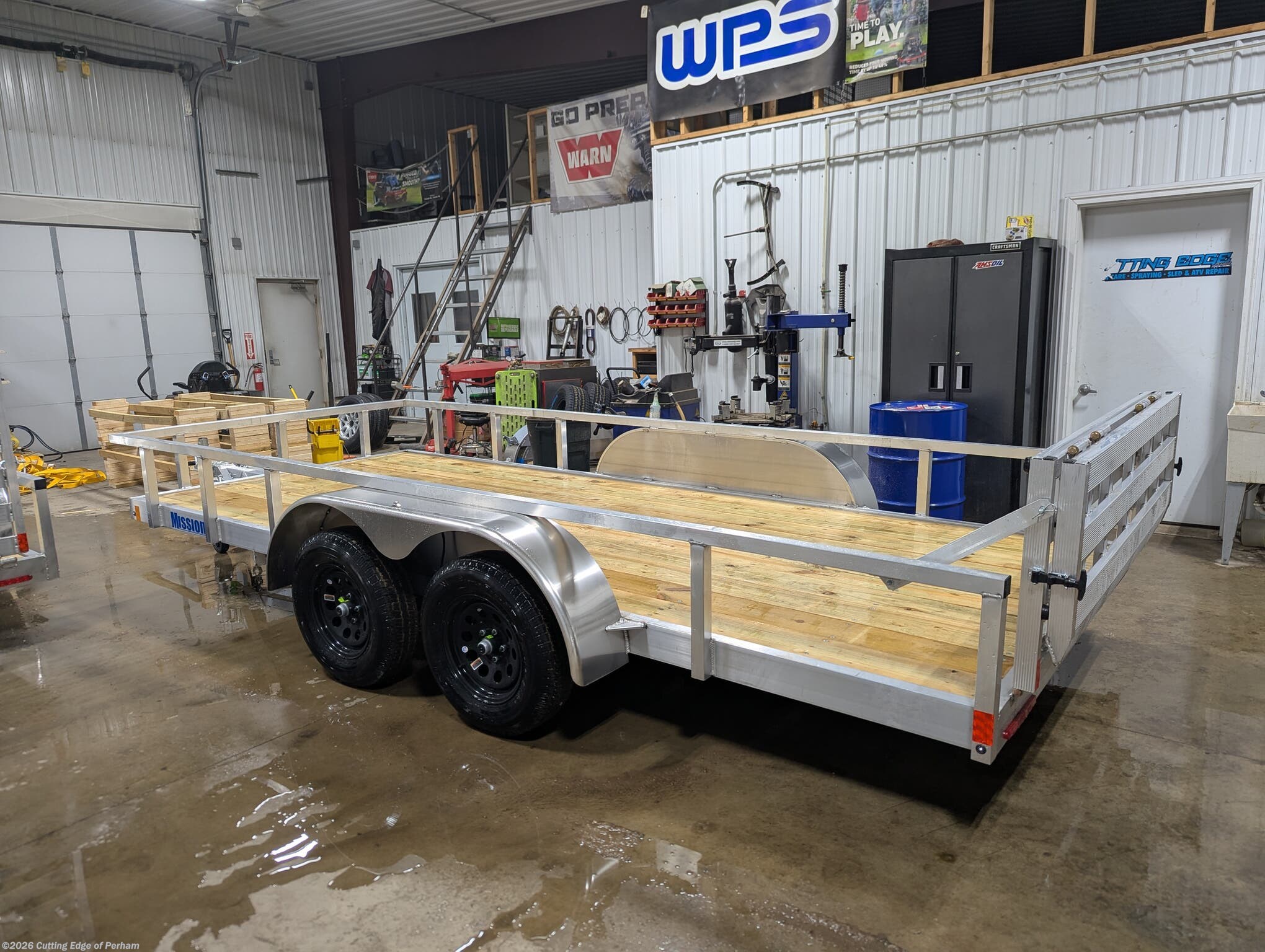 2026 Mission Trailers 6.5x16 landscape utility trailer