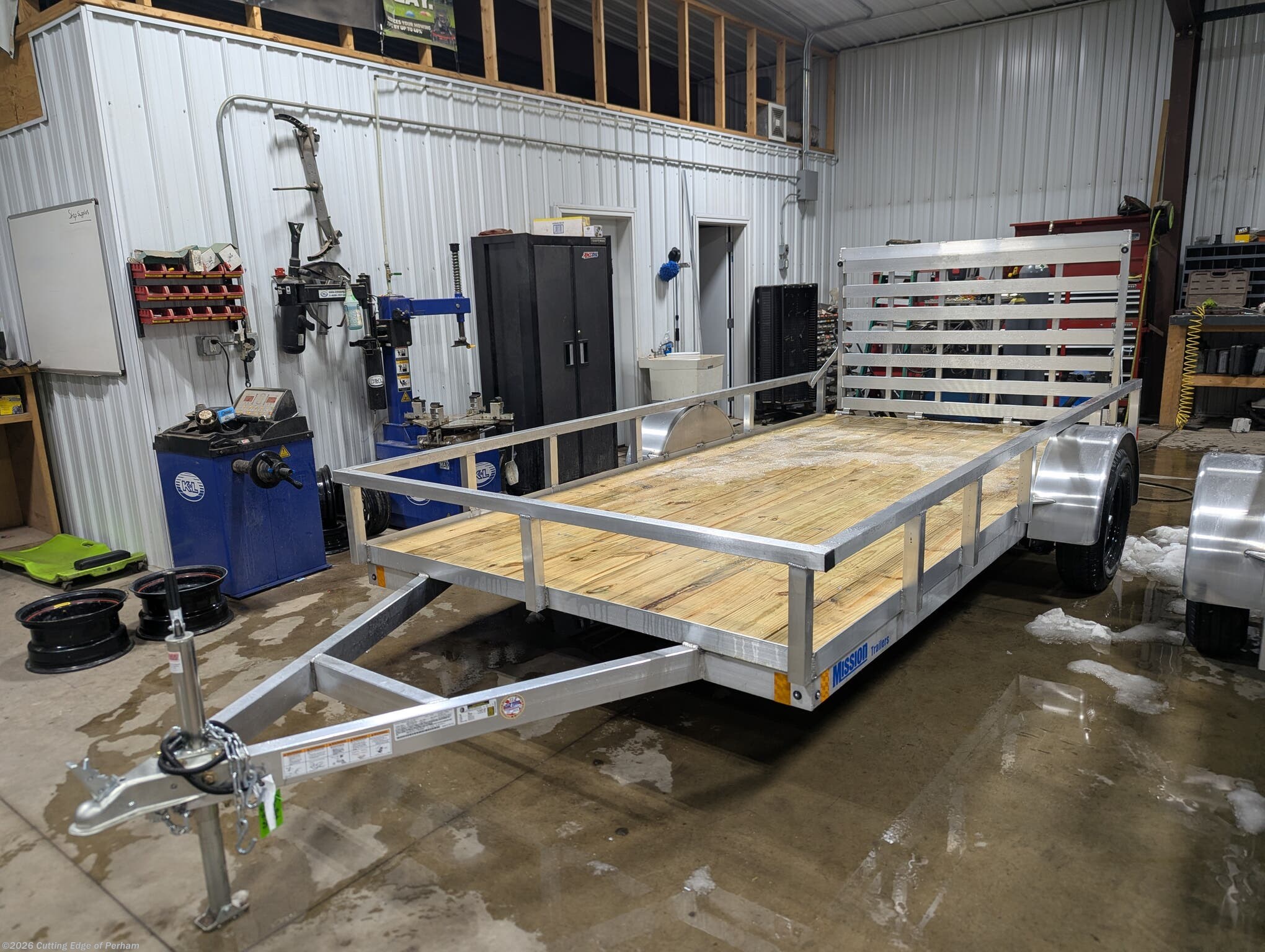 2026 Mission Trailers MU 80x14 Aluminum utility trailer