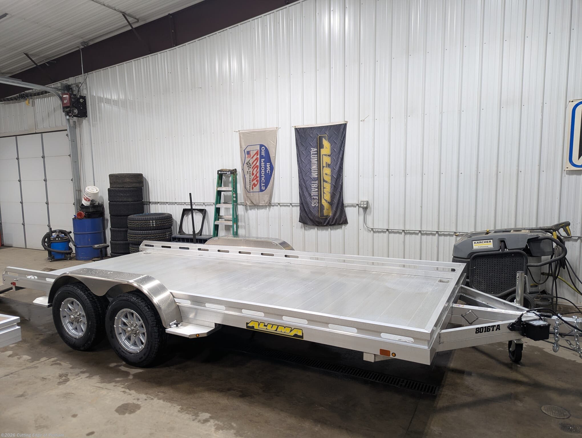2027 Aluma 8016TA-R utility trailer (CALL FOR BEST PRICING)