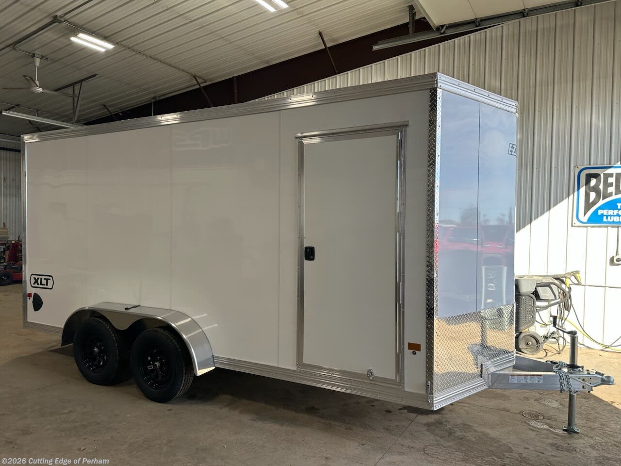 2026 EZ-Hauler 7x16 aluminum cargo trailer 85" interior height
