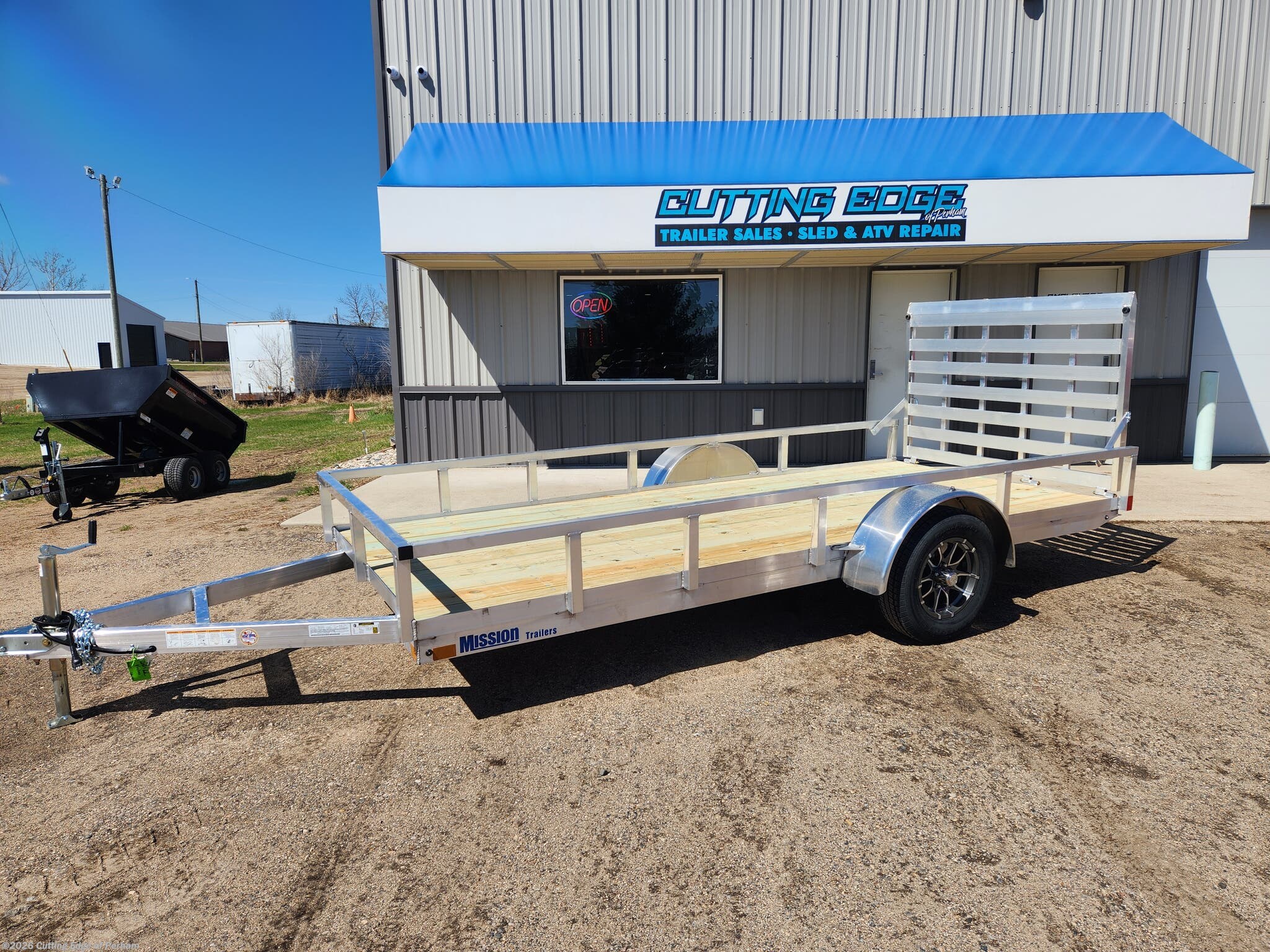 2026 Mission Trailers MU 72x14 aluminum utility trailer