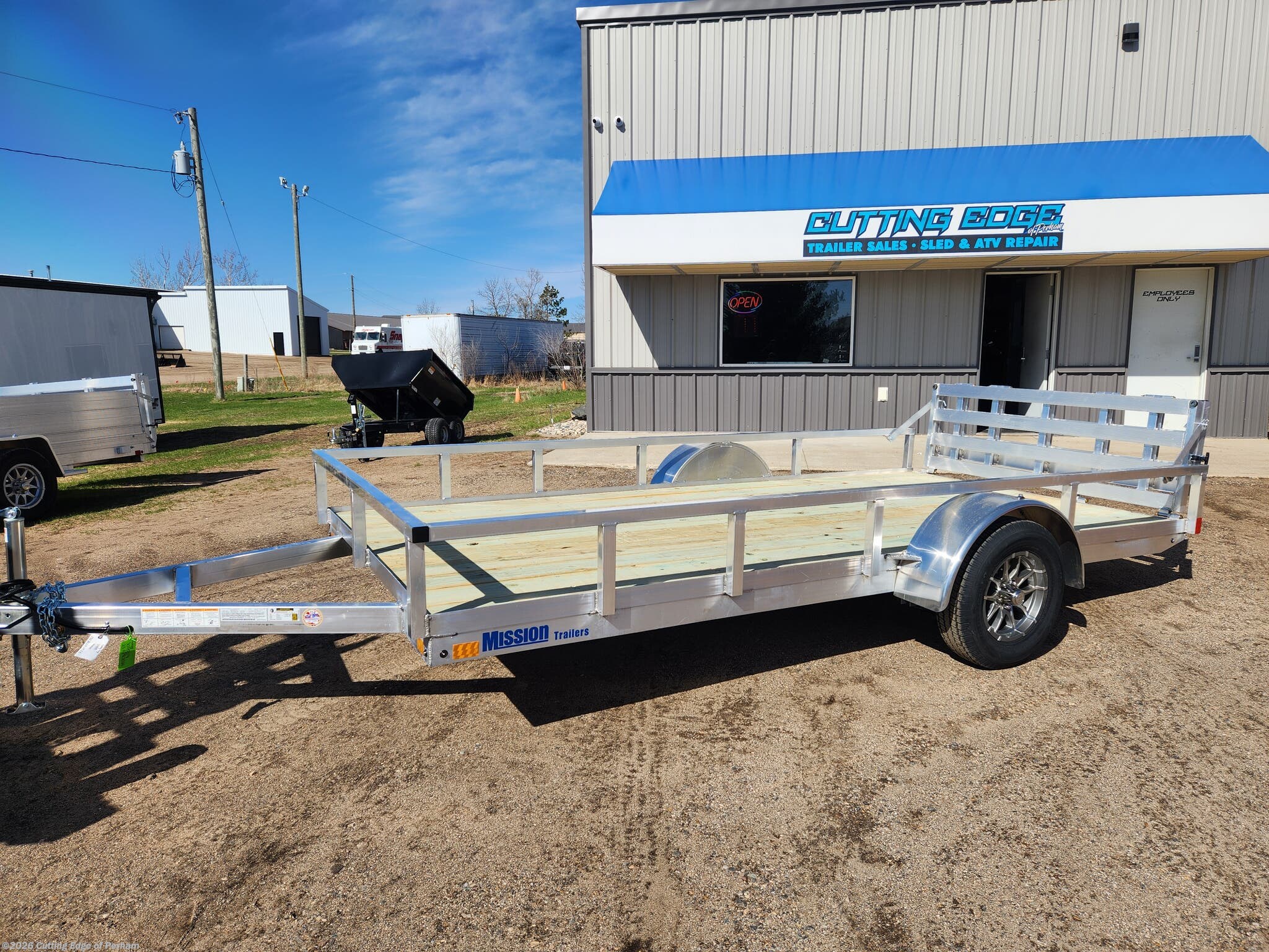 2026 Mission Trailers MU 80x14 bifold utility trailer