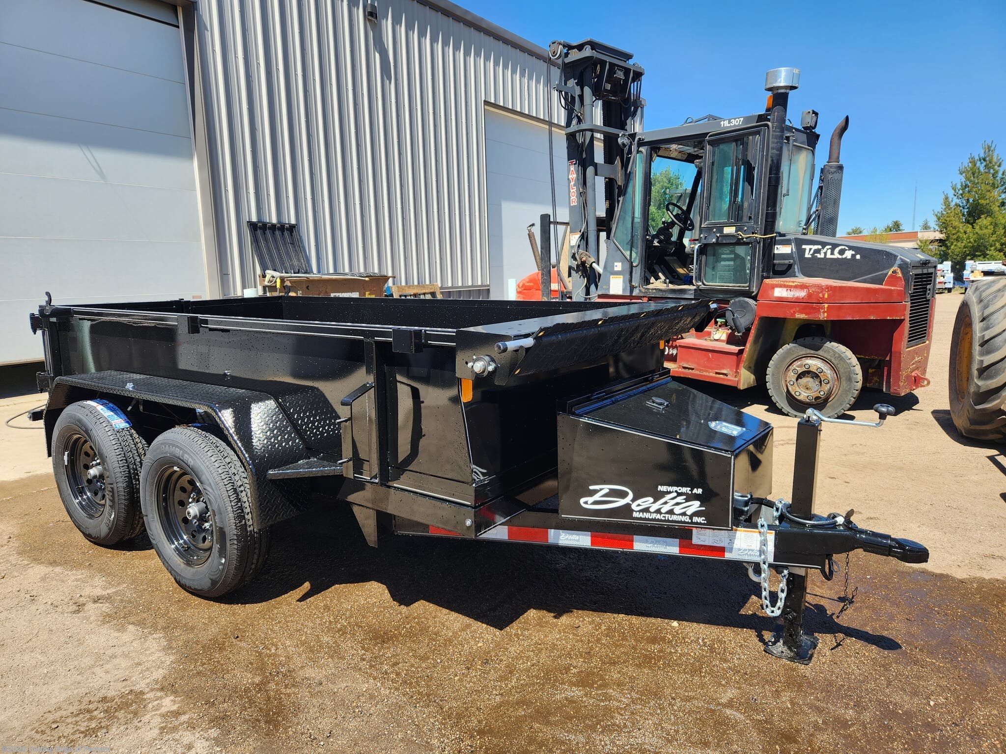 2026 Delta 5x10 Tandem axle dump trailer, with tarp