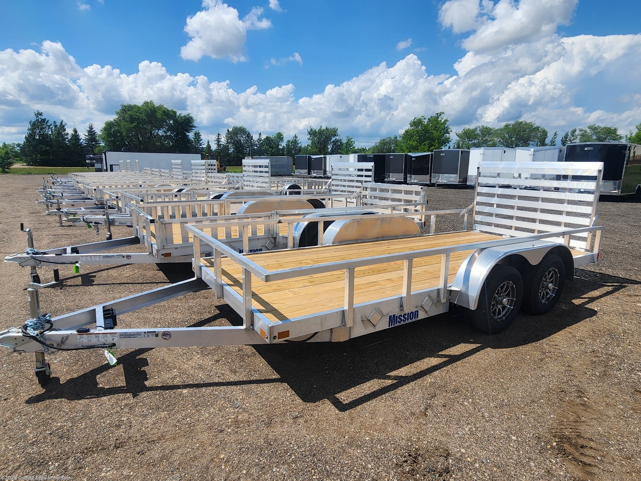 2026 Mission Trailers MLS 6.5x16 MLS series utility trailer