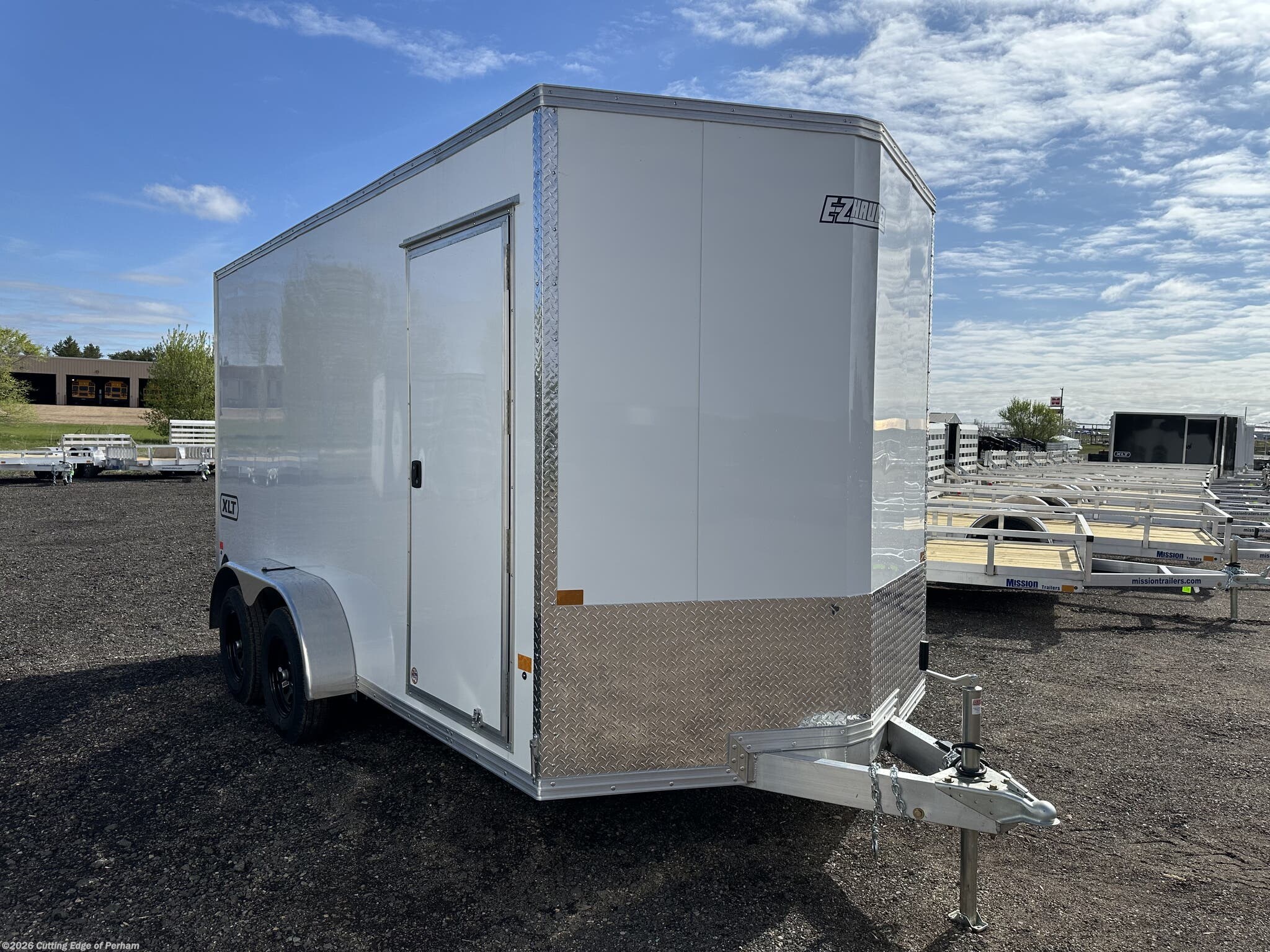 2026 EZ-Hauler 7x14 aluminum cargo trailer