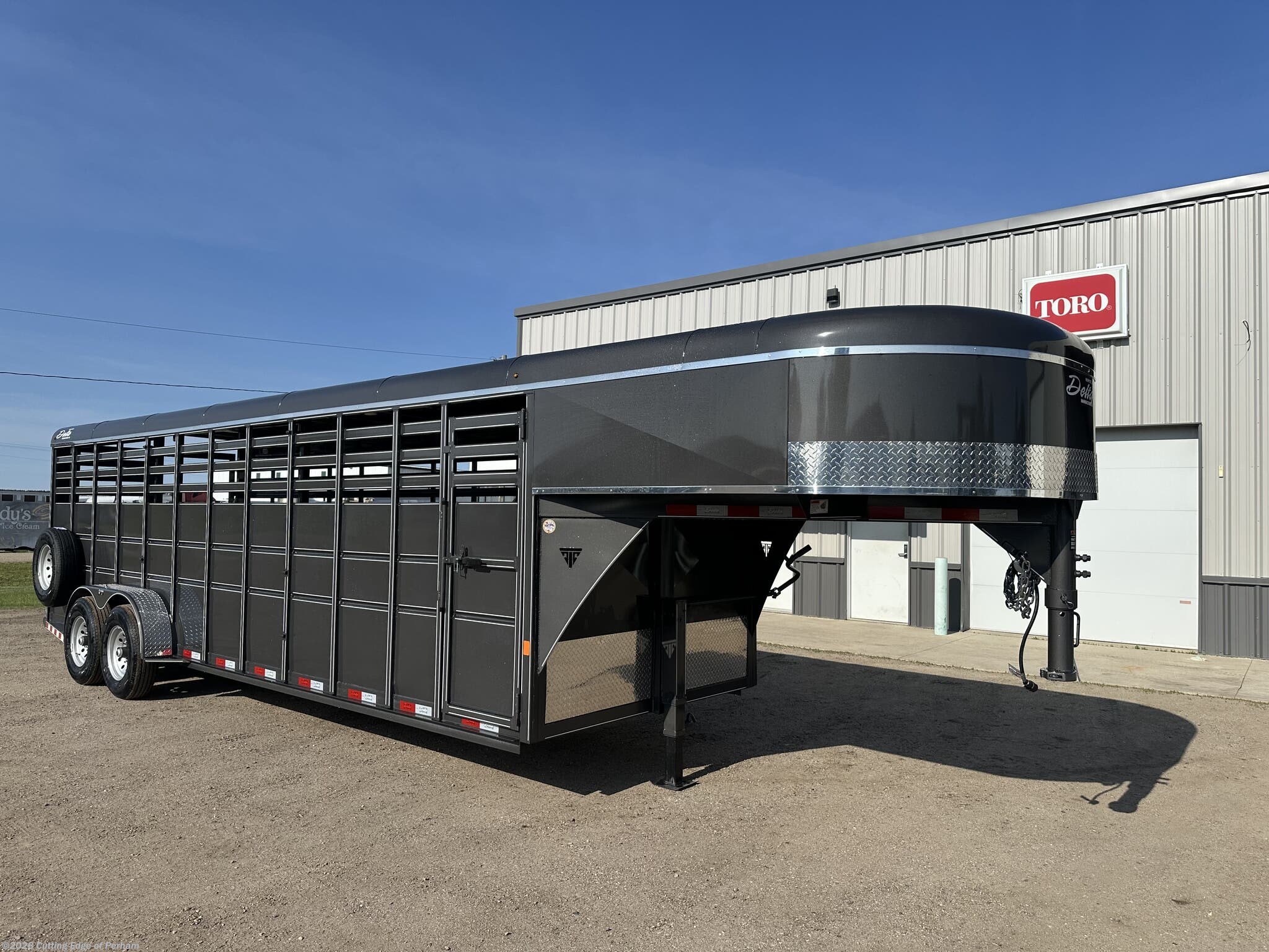 2026 Delta 600 Heavy Duty 6'6"x24 Gooseneck livestock trailer
