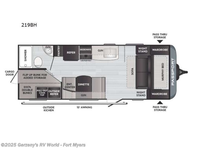 2022 Keystone Passport SL 219BH - New Travel Trailer For Sale by Gerzeny