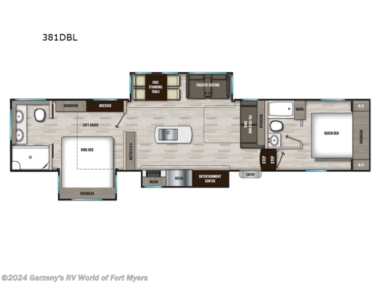 New 2024 Coachmen Chaparral 381DBL available in Port Charlotte, Florida