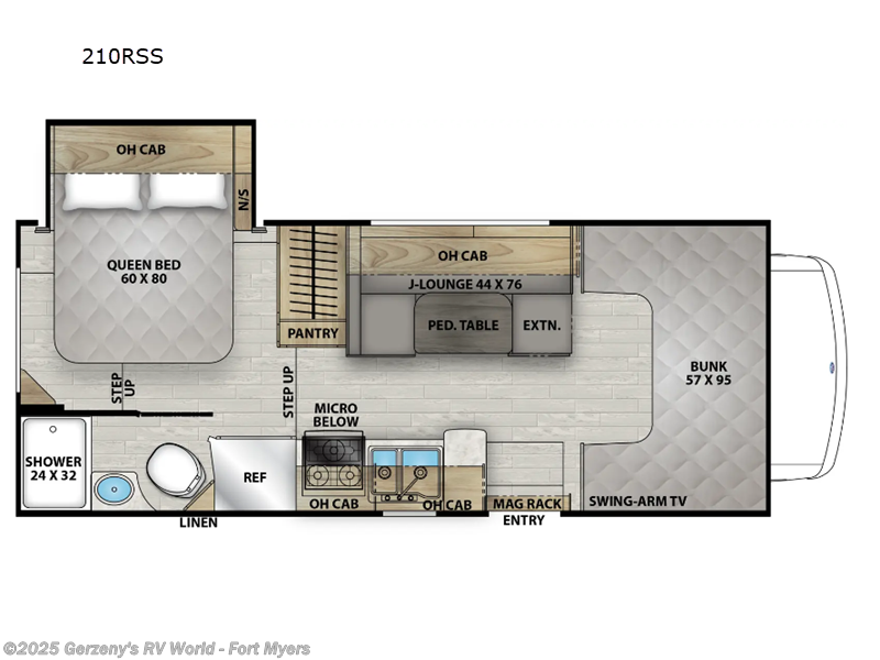 2025 Coachmen Leprechaun 210RSS - New Class C For Sale by Gerzeny's RV World - Fort Myers in Fort Myers, Florida features Slideout