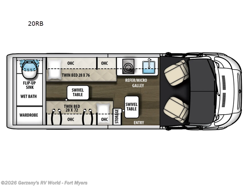 2026 Coachmen Nova 20RB - New Class B For Sale by Gerzeny's RV World - Fort Myers in Fort Myers, Florida