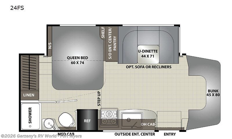 2021 Coachmen Prism Elite 24FS - Used Class C For Sale by Gerzeny's RV World - Fort Myers in Fort Myers, Florida features Slideout