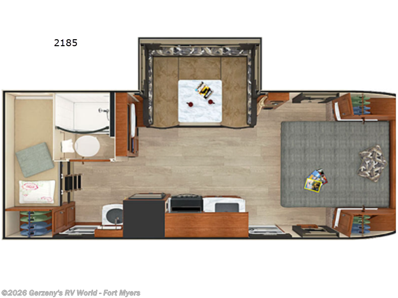 2021 Lance Lance Travel Trailers 2185 - Used Travel Trailer For Sale by Gerzeny's RV World - Fort Myers in Fort Myers, Florida features Slideout