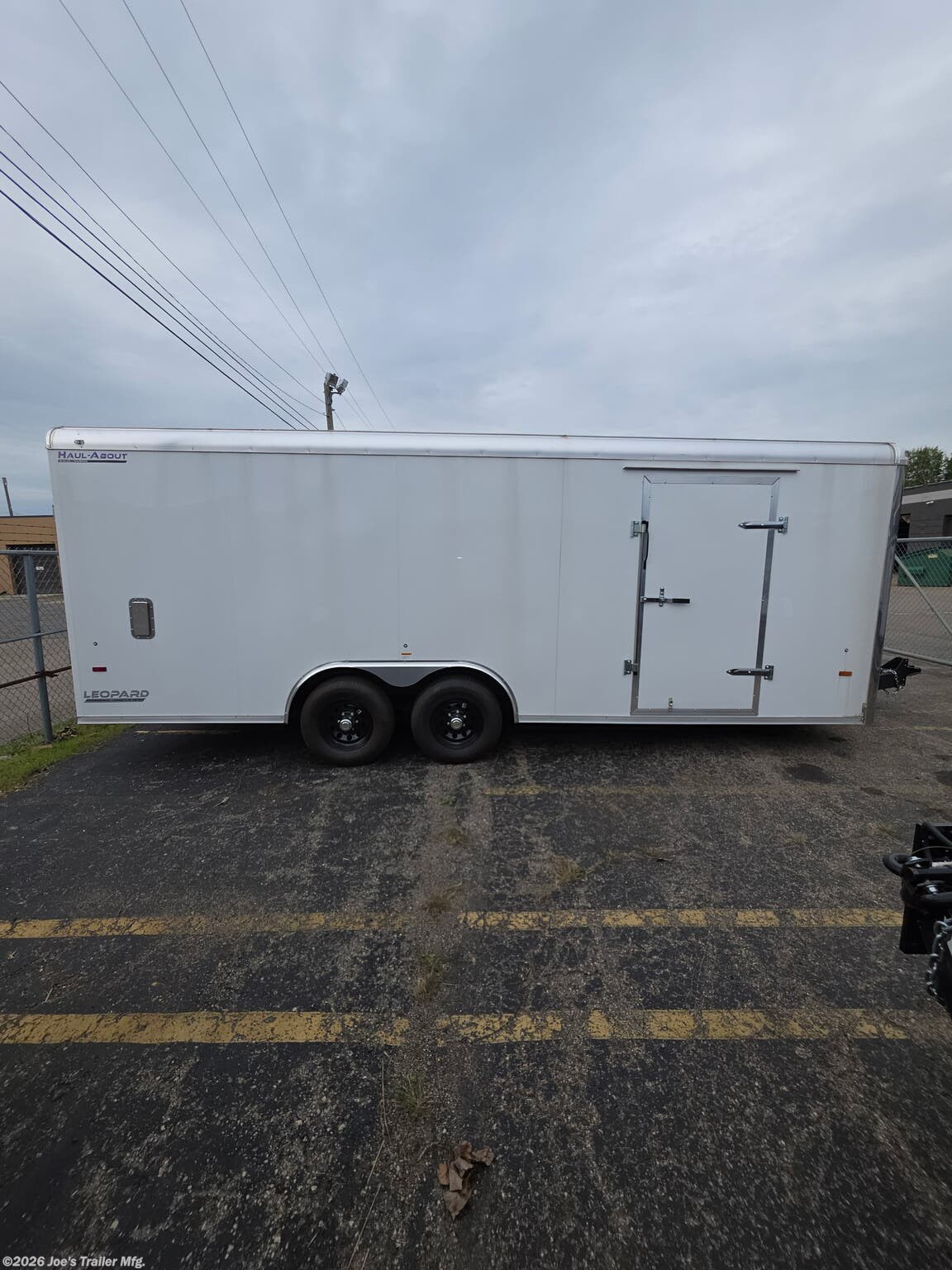 2027 85x20 9990 GVWR 80" IH 20 Gallon Fuel Tank by Haul About from Joe's Trailer Mfg. in Livonia, Michigan