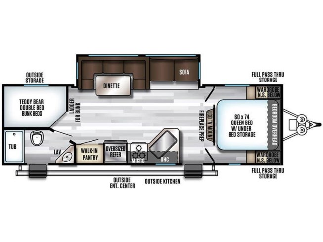 2019 Forest River Cherokee Alpha Wolf 26dbh L Rv For Sale In Bunker Hill In 46914 B301828 Rvusa Com Classifieds
