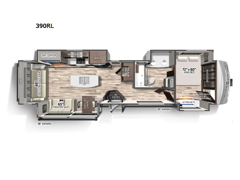 2024 Forest River River Ranch 390RL RV For Sale In Bunker Hill IN   1 38355 3510603 238661565 