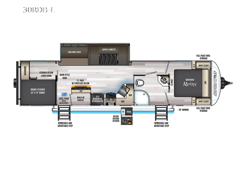 2024 Forest River Cherokee Alpha Wolf 30RDBL RV for Sale in Bunker