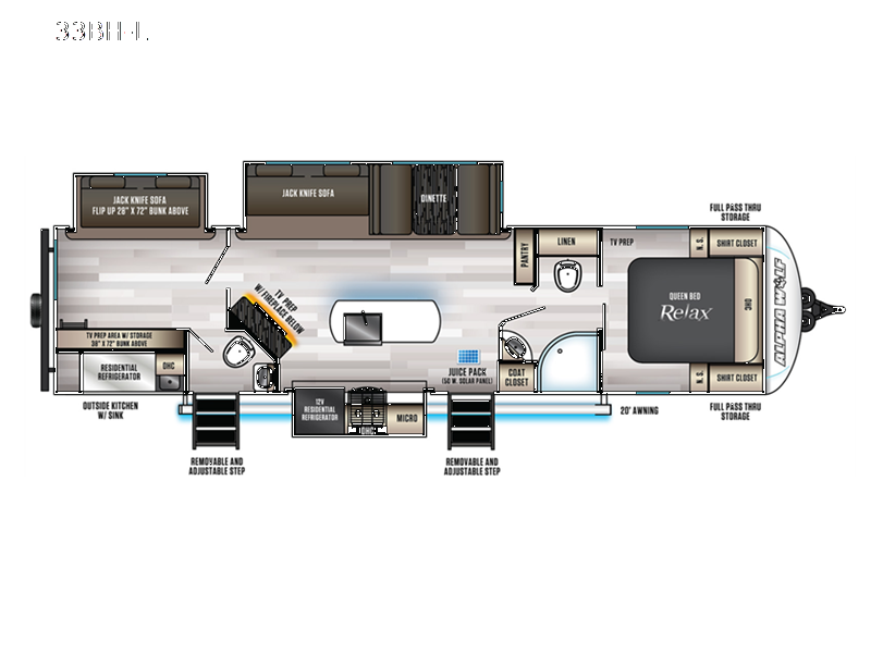 2024 Forest River Cherokee Alpha Wolf 33BHL RV for Sale in Bunker Hill