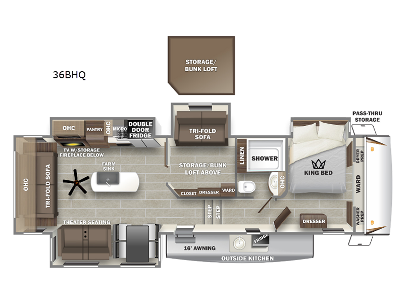 2024 Forest River Sabre 36FLX RV for Sale in Bunker Hill, IN 46914