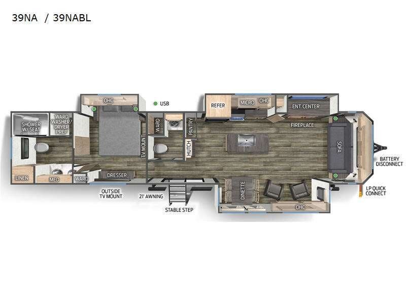 2025 Forest River Timberwolf 39NA RV for Sale in Bunker Hill, IN 46914 39NA