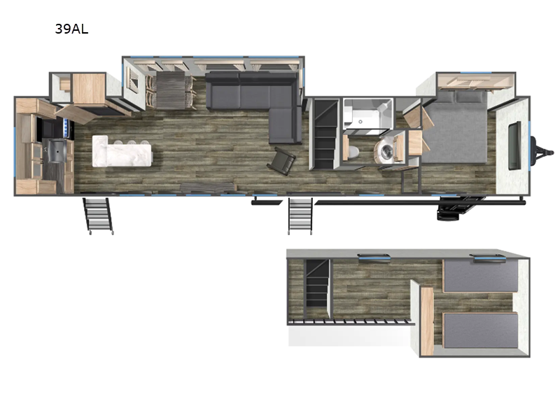 2024 Forest River Timberwolf 39ALBL RV for Sale in Bunker Hill, IN