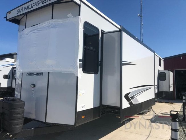 2024 Sandpiper Destination Trailers 399LOFT by Forest River from RV Dynasty in Bunker Hill, Indiana