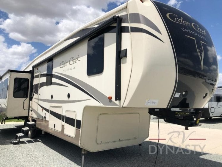 Used 2017 Forest River Cedar Creek Champagne Edition 38EL available in Bunker Hill, Indiana