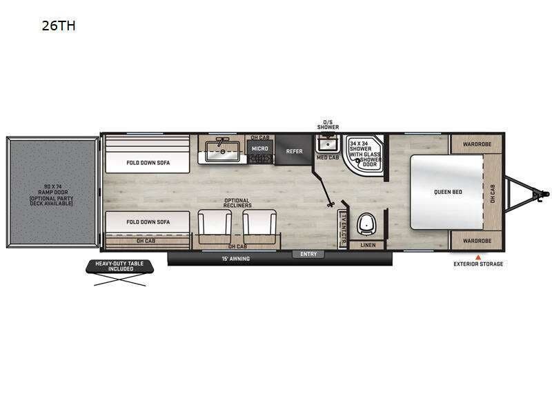 2026 Coachmen Catalina Trail Blazer 26TH - New Toy Hauler For Sale by RV Dynasty in Bunker Hill, Indiana