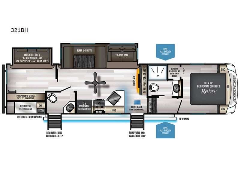 2025 Forest River Cherokee Arctic Wolf 321BH RV for Sale in Bunker Hill