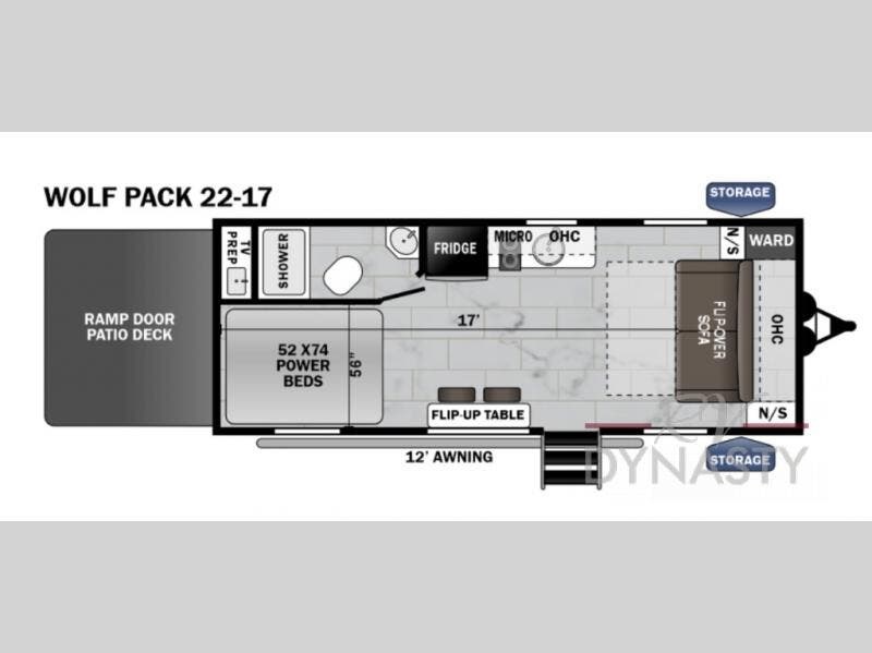 2025 Forest River Cherokee Wolf Pack Lite 22-17 RV for Sale in Bunker ...