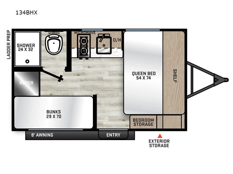 2026 Coachmen Catalina Summit Series 7 134BHX - New Travel Trailer For Sale by RV Dynasty in Bunker Hill, Indiana