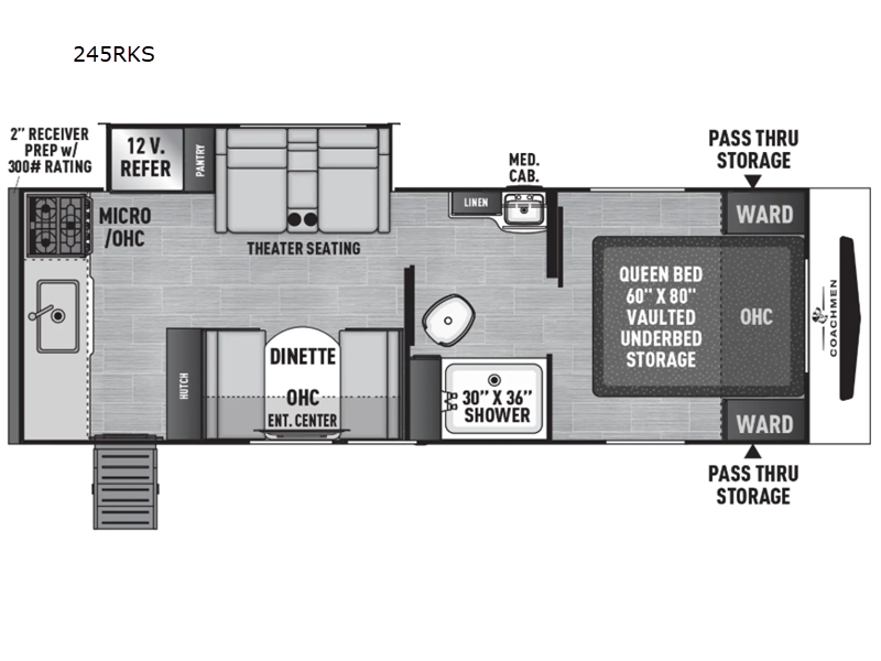 2027 Coachmen Freedom Express Ultra Lite 245RKS - New Travel Trailer For Sale by RV Dynasty in Bunker Hill, Indiana features Slideout