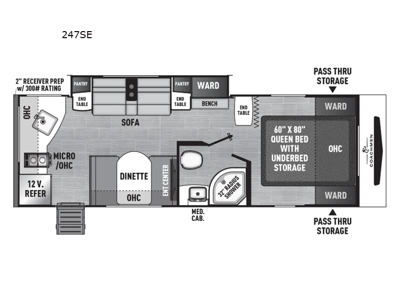 2027 Coachmen Freedom Express Select 247SE - New Travel Trailer For Sale by RV Dynasty in Bunker Hill, Indiana features Slideout