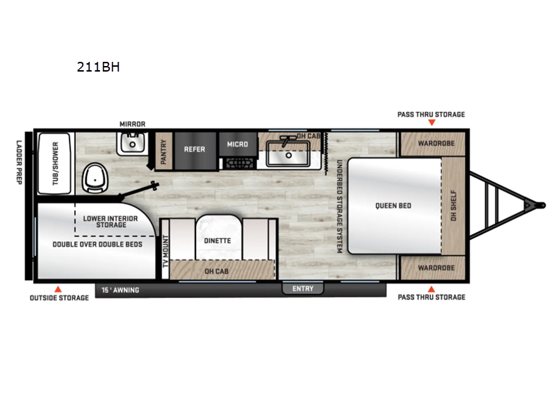 2027 Coachmen Catalina Summit Series 8 211BH - New Travel Trailer For Sale by RV Dynasty in Bunker Hill, Indiana