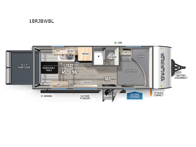2026 Forest River Cherokee Wolf Pup Black Label 24495 - New Toy Hauler For Sale by RV Dynasty in Bunker Hill, Indiana