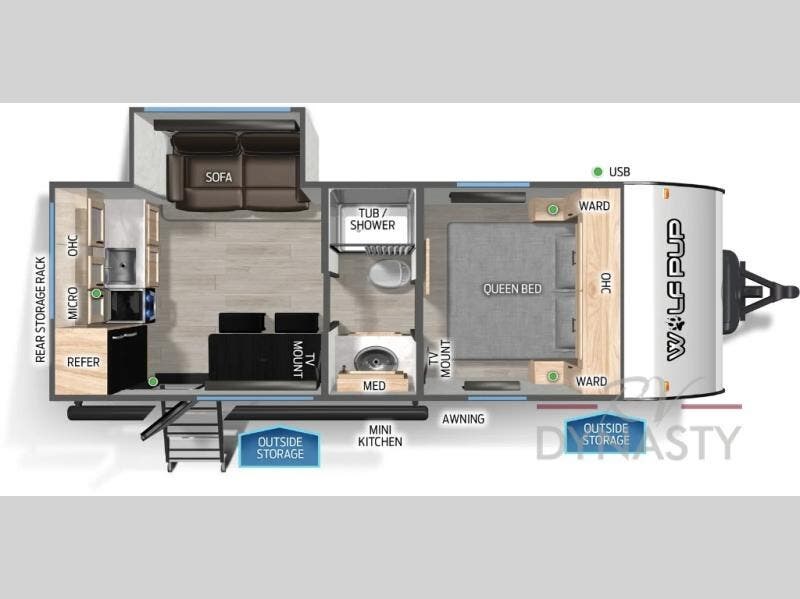 2026 Cherokee Wolf Pup 17SC by Forest River from RV Dynasty in Bunker Hill, Indiana