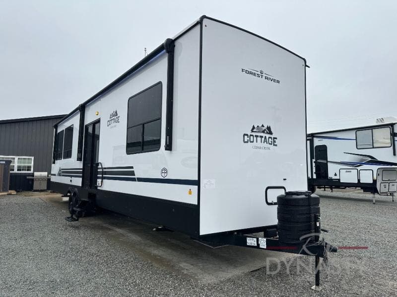 2025 Cedar Creek Cottage 40RDE by Forest River from RV Dynasty in Bunker Hill, Indiana